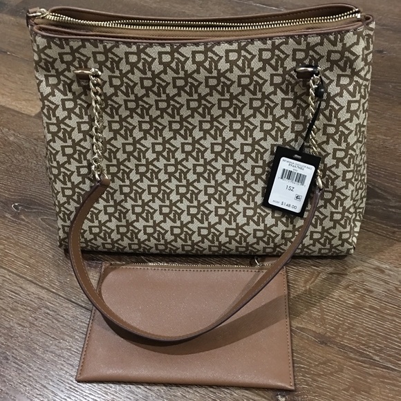 Dkny Bags Dkny Bryanna Shoulder Bag Brown Nwt Poshmark